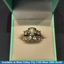 Ring - Engagement Set - Yellow Gold 14k (.585) 9.1 grams Size 10.5