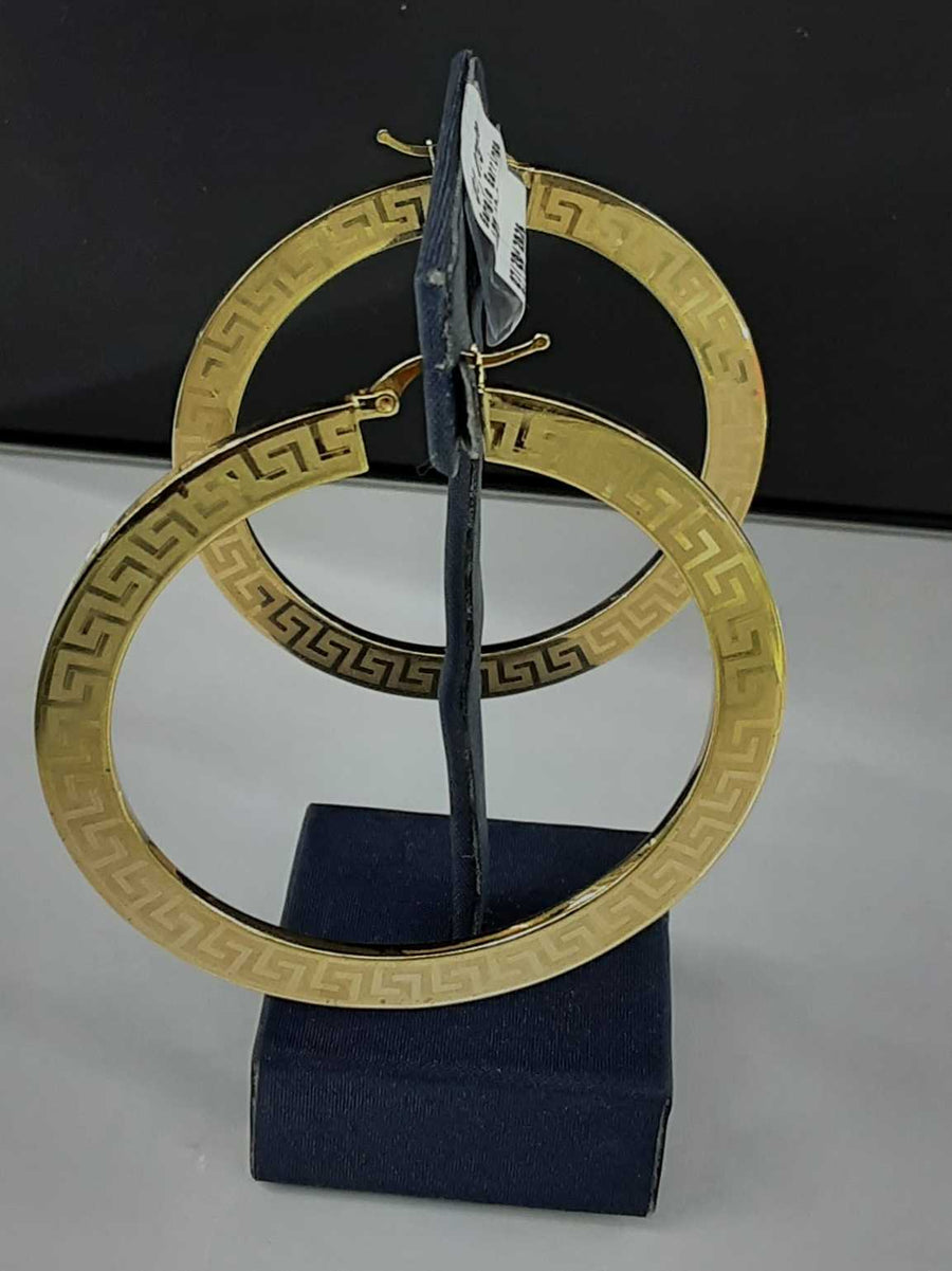 Bangle Earrings - Yellow Gold 10k (.417) 10.3 grams