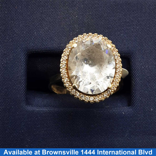 Women's Ring - Yellow Gold 10k (.417) 4.3 grams Size 7.5