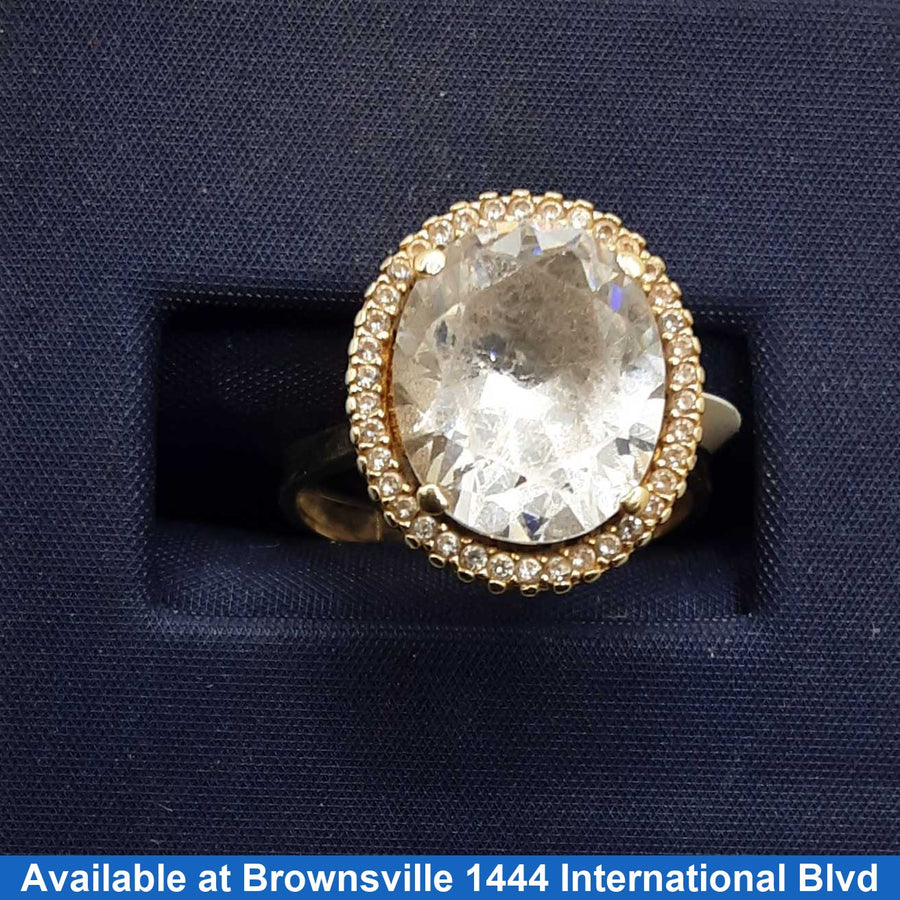 Women's Ring - Yellow Gold 10k (.417) 4.3 grams Size 7.5