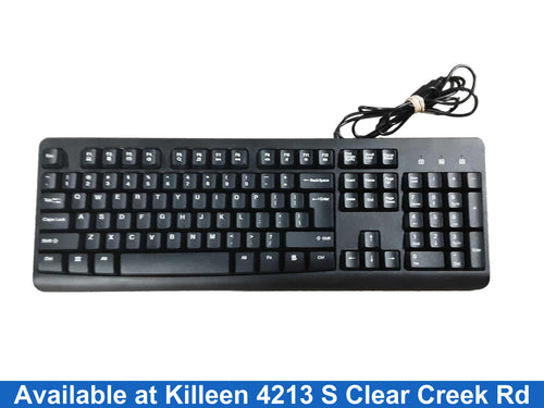 Bestbuy Essetials Be-wkbf2b Black Computer Keyboard