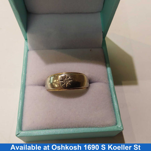 Women's Ring - Solitaire - White Gold 14k (.585) 5.3 grams Size 7.5