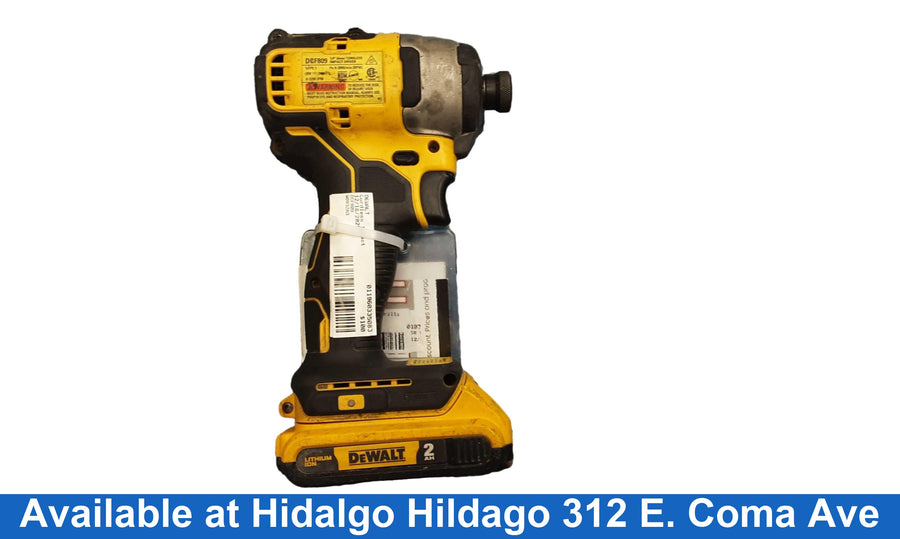 Dewalt Dcf809 Yellow Cordless Impact Drill