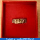 Ring - Wedding Band - White Gold 14k (.585) 4.3 grams Size 7