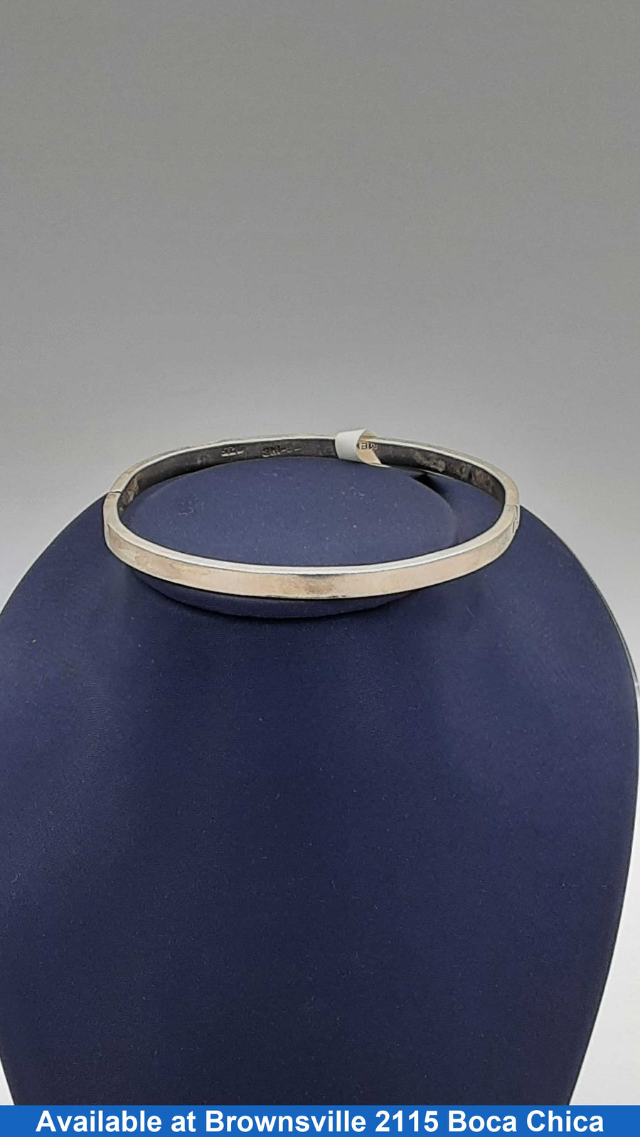 Bangle Bracelet - Silver 18.7 grams 5 inch