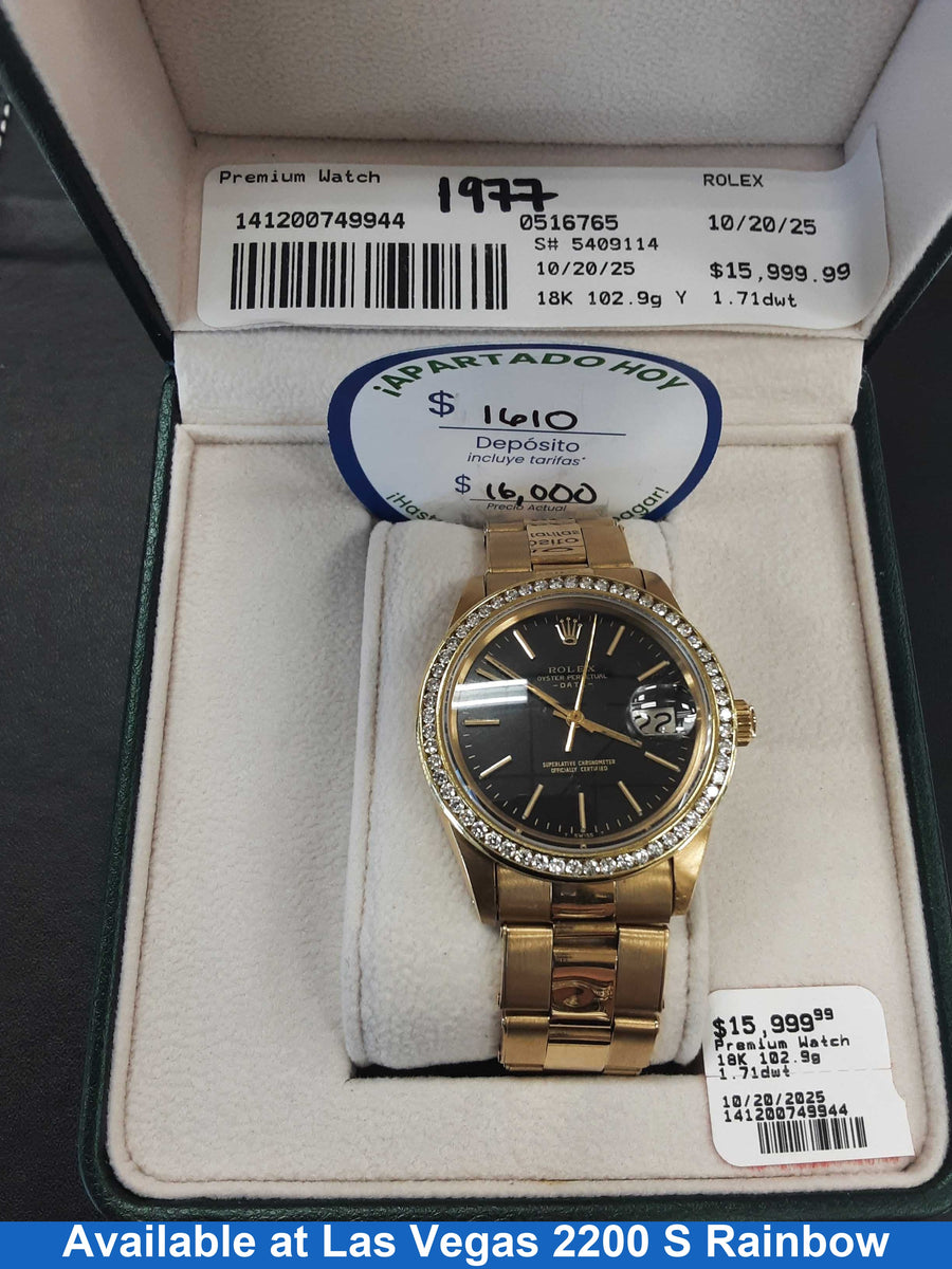 Watch - Yellow Gold 18k (.750) 102.9 grams
