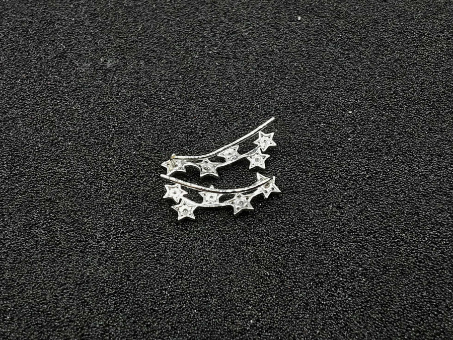 Earrings - White Gold 18k (.750) 2.2 grams
