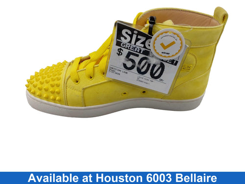 Christian Louboutin Louis High Top Yellow