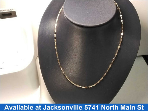 Chain - Yellow Gold 14k (.585) 3.7 grams 18 inch