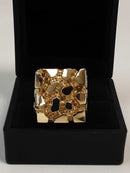 Men's Ring - Yellow Gold 10k (.417) 16.9 grams Size 12