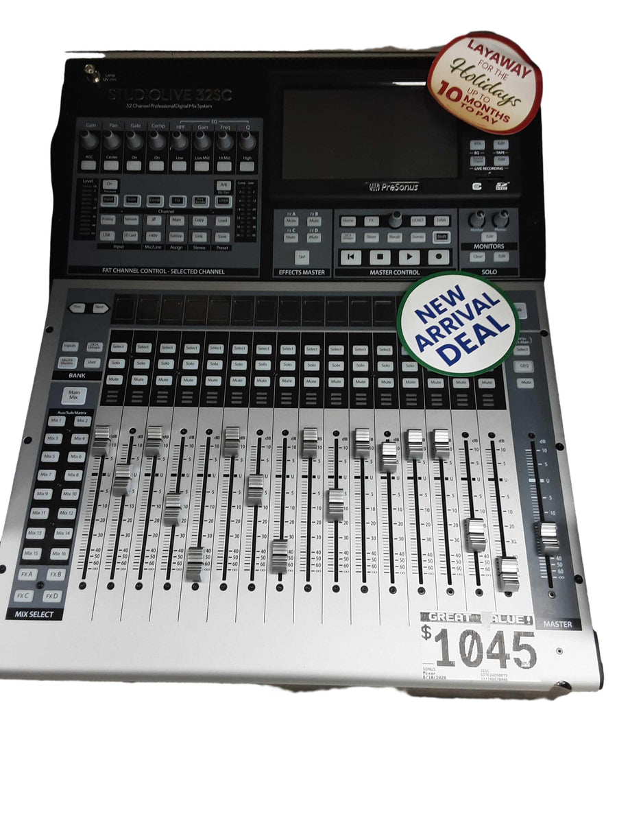 Sonus 32sc Gray Digital Mixer