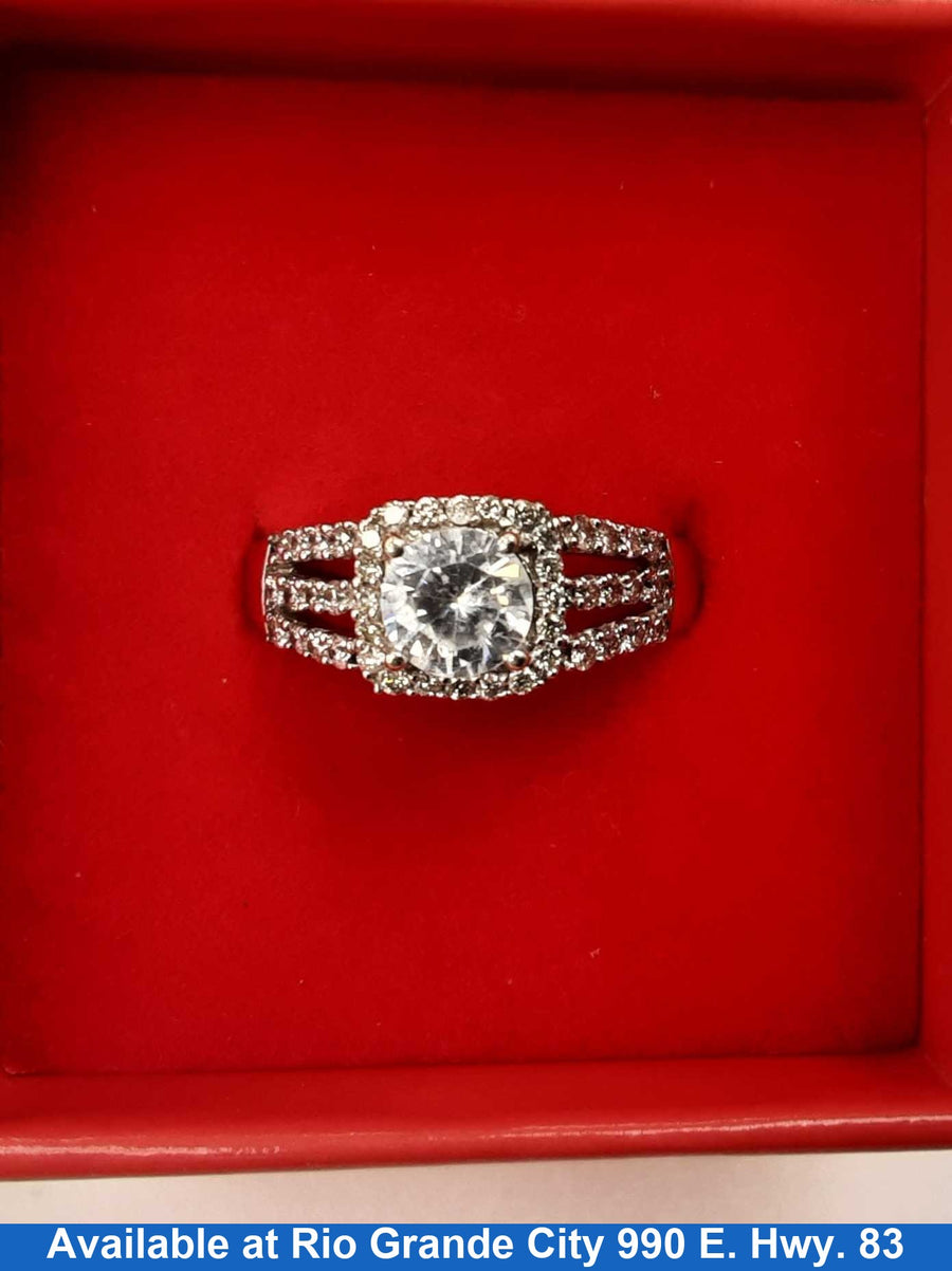 Ring - Wedding Band - White Gold 14k (.585) 3.5 grams Size 12