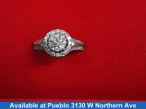 Women's Ring - White Gold 10k (.417) 3.5 grams Size 7