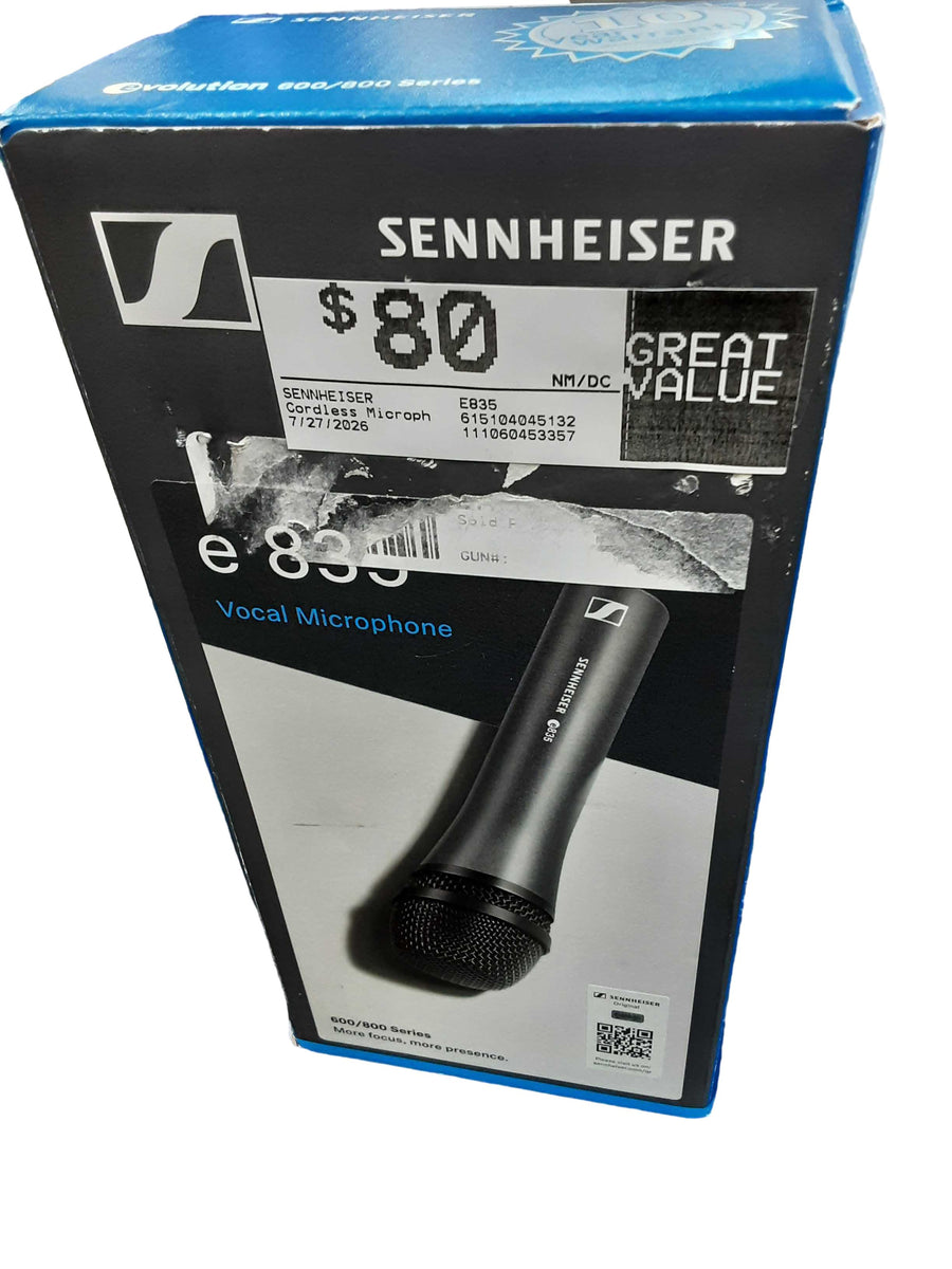 Sennheiser E835 Black Cordless Microphone