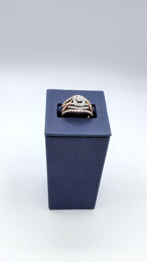 Ring - Engagement Set - Rose Gold 14k (.585) 7.7 grams Size 7