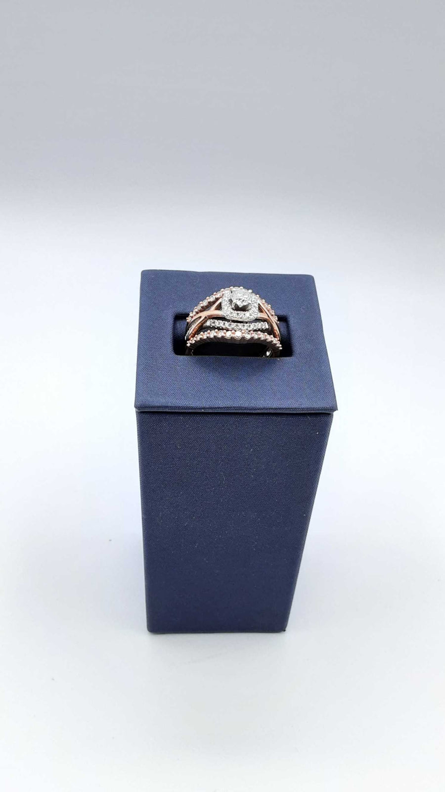 Ring - Engagement Set - Rose Gold 14k (.585) 7.7 grams Size 7