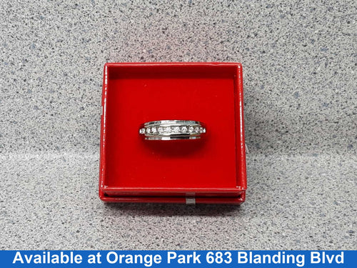 Ring - Wedding Band - White Gold 10k (.417) 4.3 grams Size 12