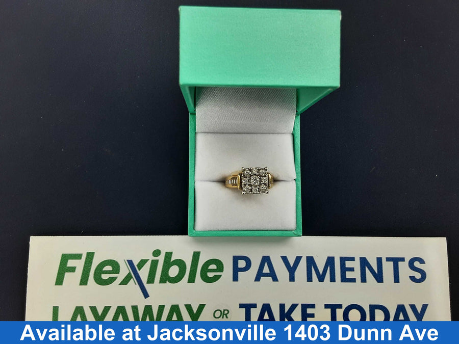 Women's Ring - Yellow Gold 14k (.585) 4.8 grams Size 6