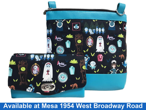 Cottonlyyours Hauntedhouse Black Purse / Handbag