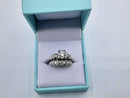 Ring - Engagement Set - White Gold 14k (.585) 6.5 grams Size 7.5