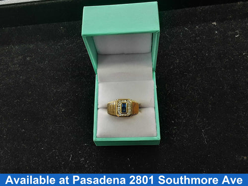 Men's Ring - Yellow Gold 18k (.750) 10.7 grams Size 20