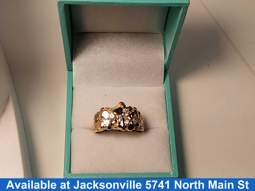 Men's Ring - Yellow Gold 14k (.585) 6.1 grams Size 10