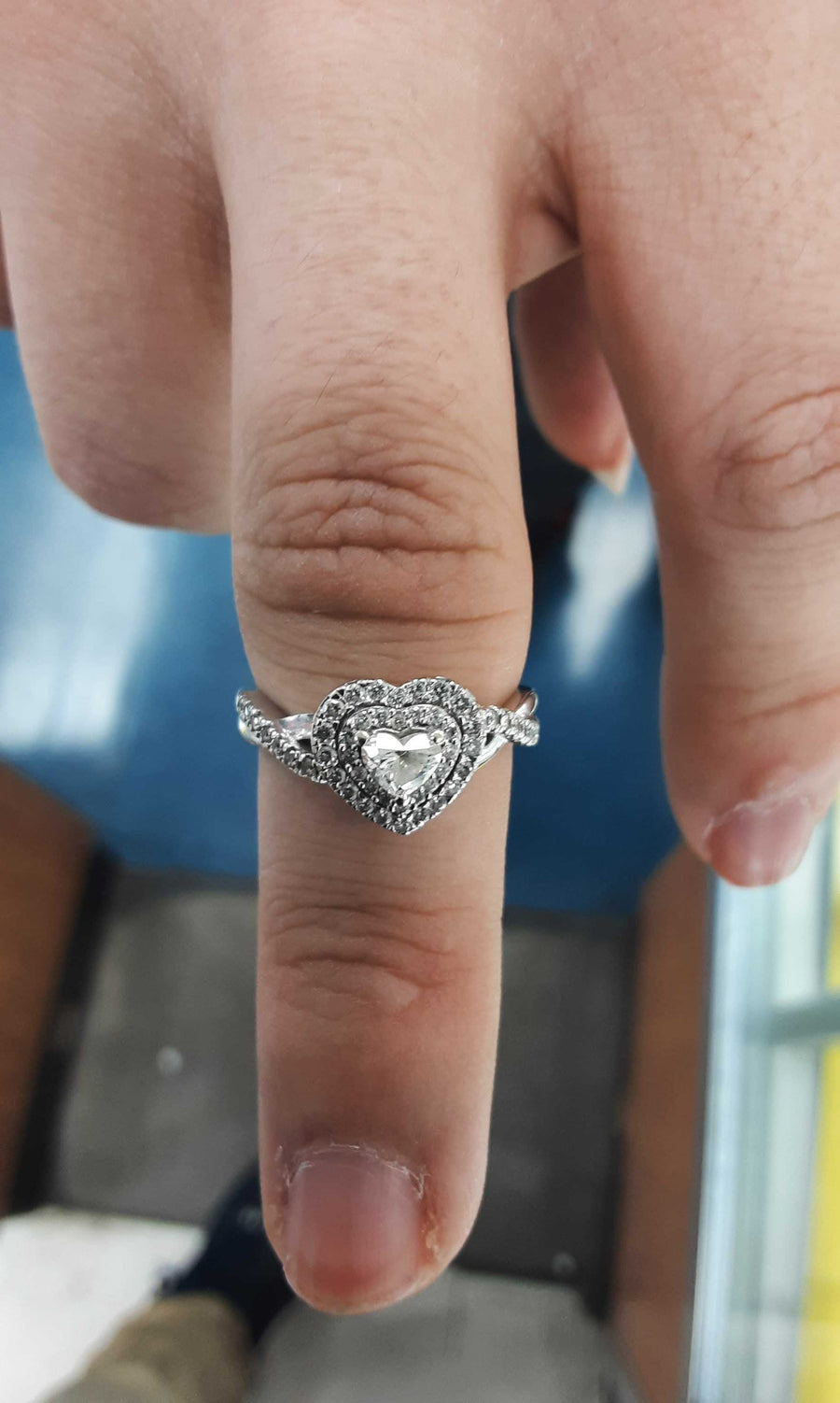 Women's Ring - White Gold 14k (.585) 3.5 grams Size 8