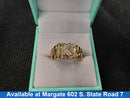 Men's Ring - Yellow Gold 10k (.417) 4.9 grams Size 10