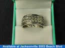 Ring - Wedding Band - White Gold 10k (.417) 9.9 grams Size 12