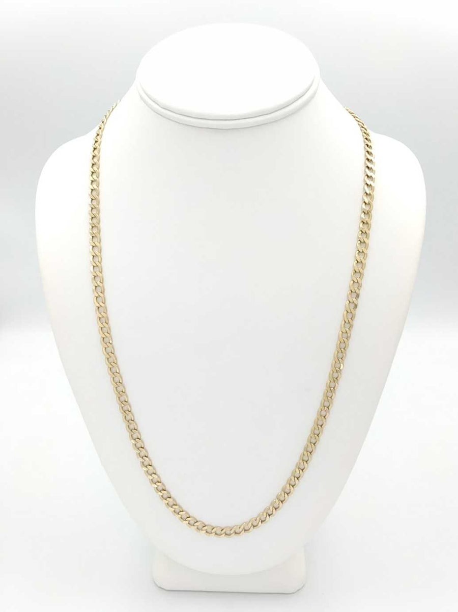 Cuban Link Chain - Yellow Gold 14k (.585) 12.7 grams 25 inch