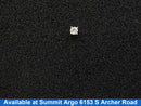 Single Stud Earring - White Gold 14k (.585) 0.5 grams