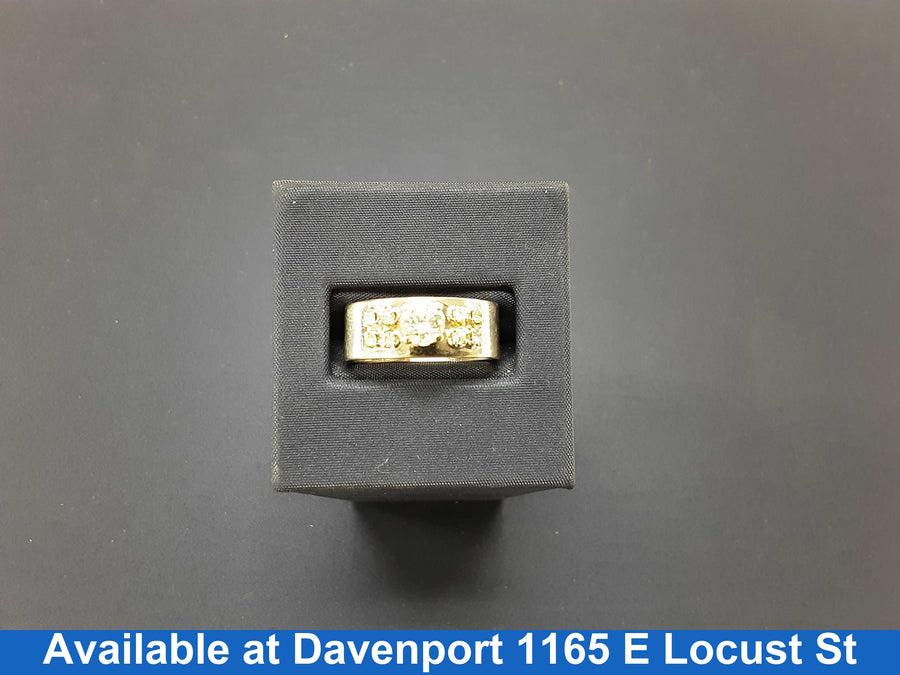 Women's Ring - Solitaire - White Gold 14k (.585) 6.9 grams Size 7