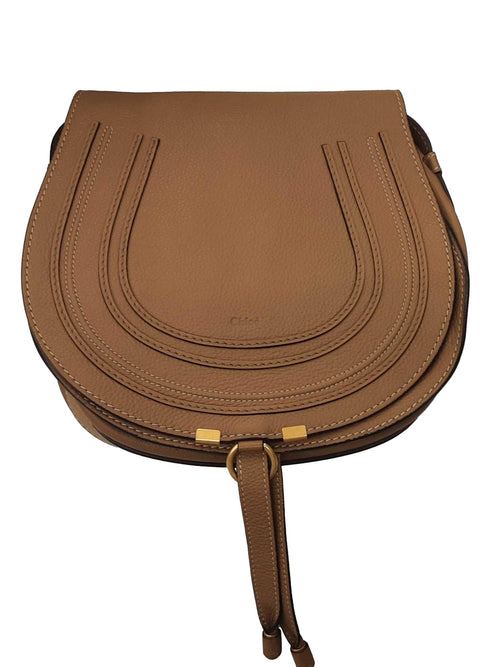 Chloe Marcie Medium Crossbody Brown Purse / Handbag