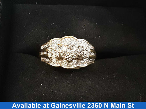 Ring - Wedding Band - Yellow Gold 10k (.417) 3.6 grams Size 7