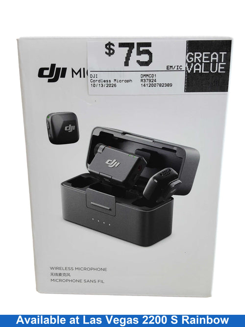 Dji Dmmc01 Gray Cordless Microphone