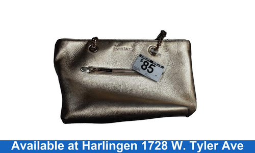 Michael Kors Nb-2111 Gold Purse / Handbag