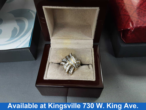 Women's Ring - Yellow Gold 14k (.585) 6.8 grams Size 20
