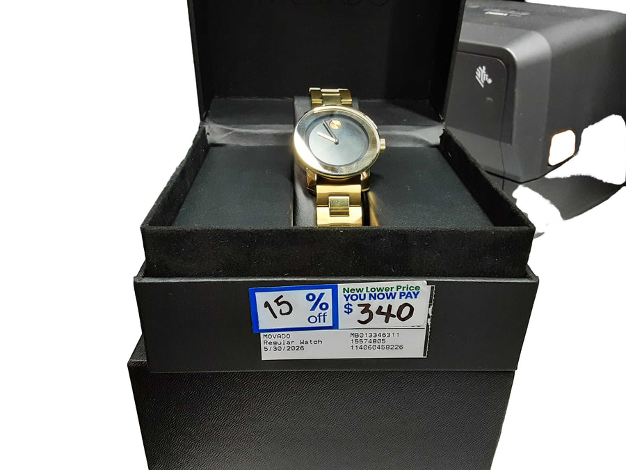 Movado Mb013346311 Gold Regular Watch