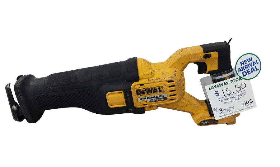 Dewalt Dcs388 Yellow Cordless Reciprocating Saw