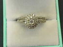 Ring - Engagement Set - White Gold 10k (.417) 3.8 grams Size 7.5