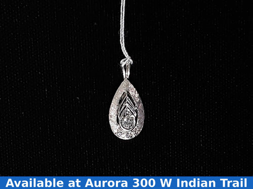 Diamond Pendant - White Gold 14k (.585) 1.8 grams
