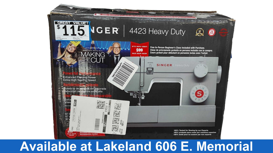 Singer Heavy Duty 4423 Gray Sewing Machine / Accessory