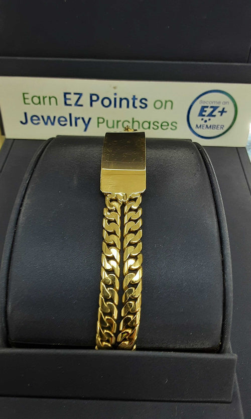 ID Bracelet - Yellow Gold 14k (.585) 46.7 grams 8 inch