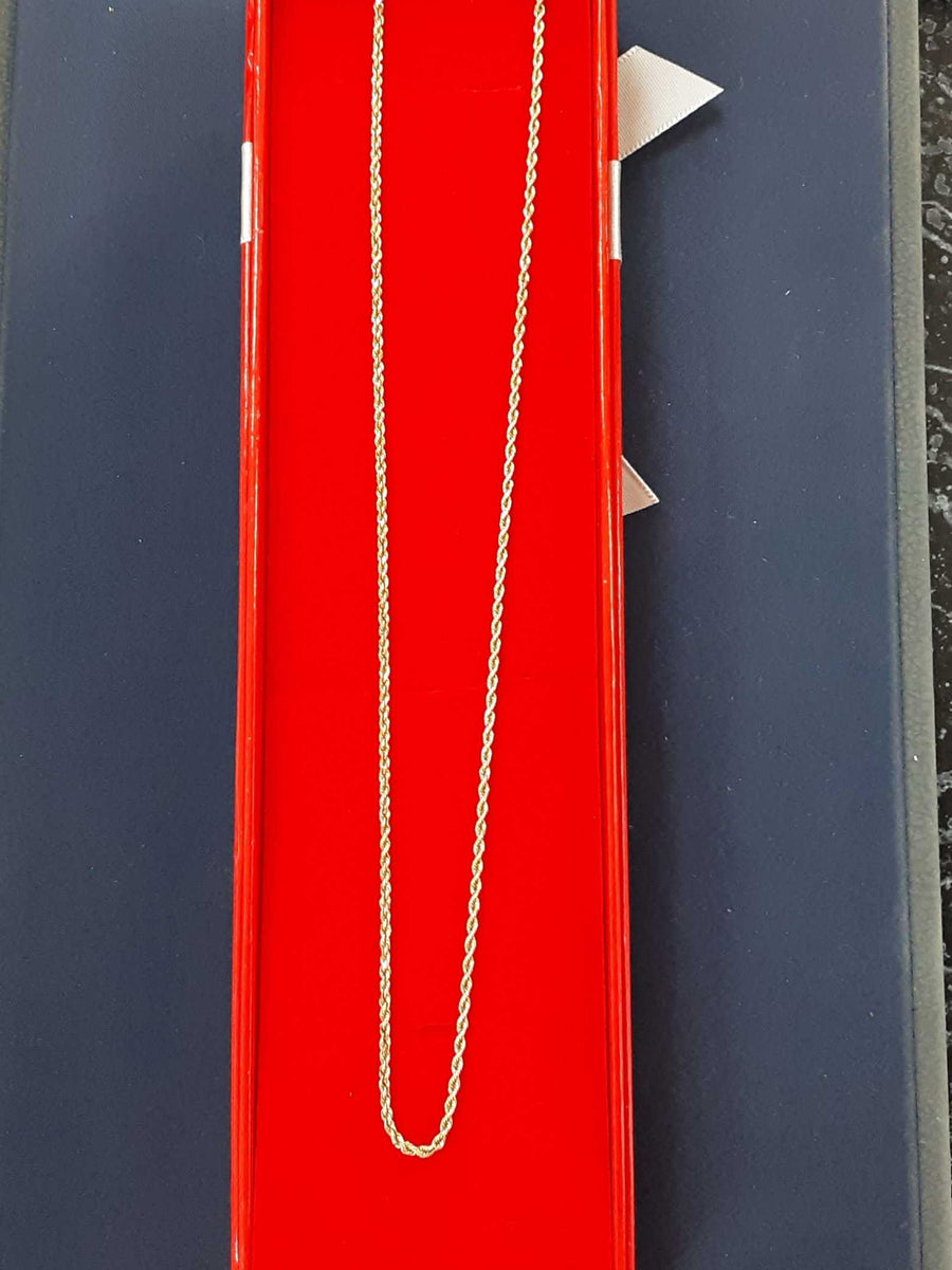 Rope Chain - Yellow Gold 14k (.585) 4.9 grams 23 inch