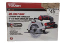 Hyper Tough 6.5 Saw Red Cordless Circular Saw