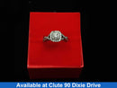 Ring - Engagement Set - White Gold 10k (.417) 3.4 grams Size 5