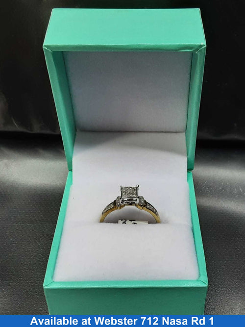 Women's Ring - Yellow Gold 10k (.417) 1.6 grams Size 7
