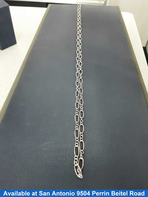 Figaro Chain - Silver 9.9 grams 28 inch