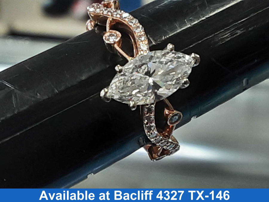 Women's Ring - Solitaire - Rose Gold 14k (.585) 3.6 grams Size 7