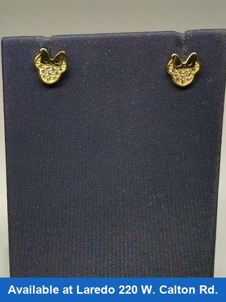 Double Stud Earring - Yellow Gold 10k (.417) 1 grams